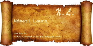 Németi Laura névjegykártya